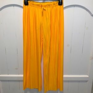 Zara Kids Orange Simmer Pants. EUC. Size 11-12.